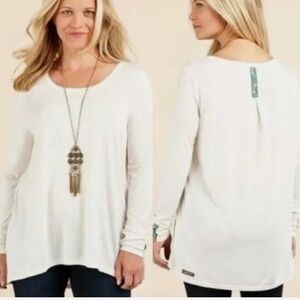 Matilda Jane Once Upon A Time Narrator Ivory Long Sleeve Cottagecore Tee M